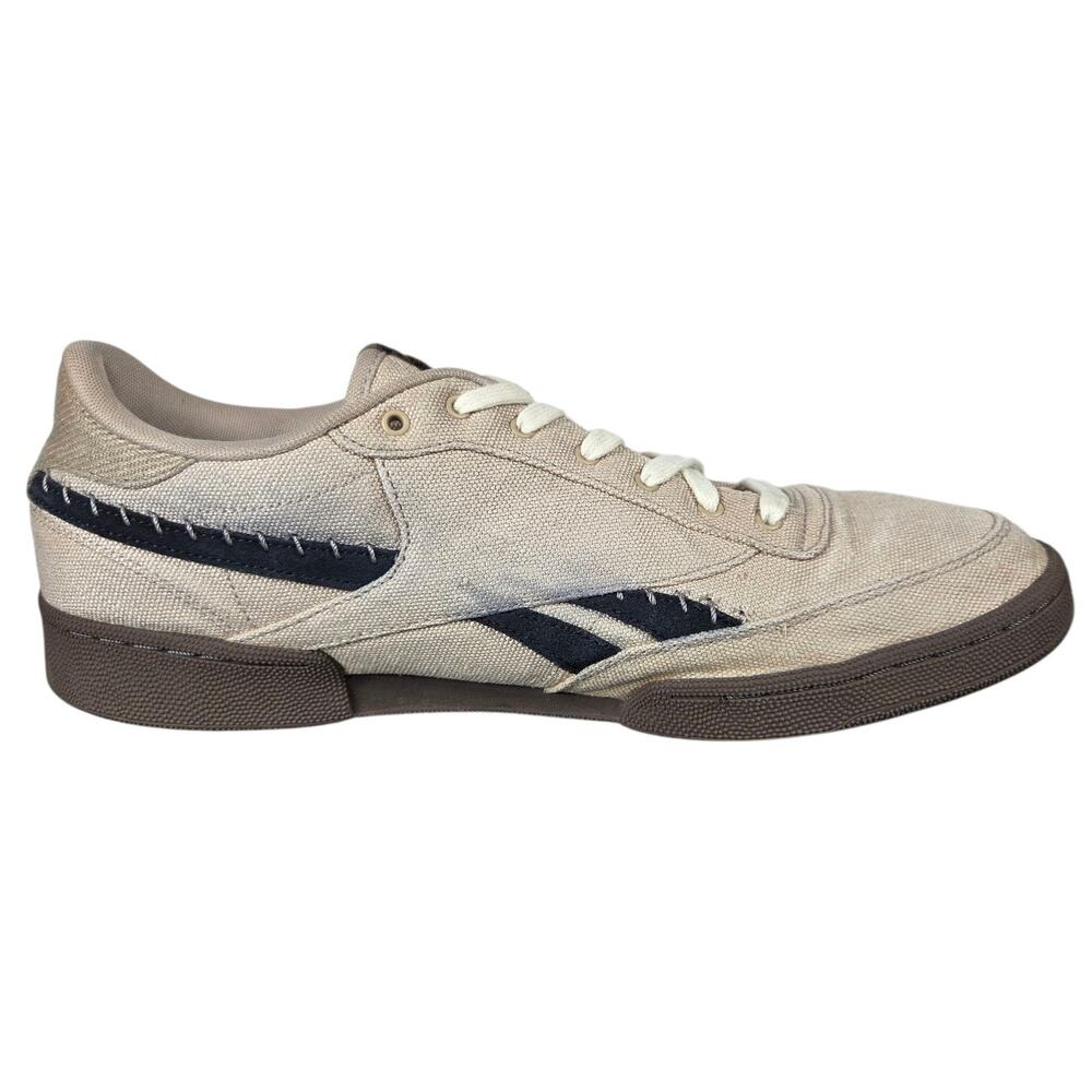Reebok Club C Hemp Shoes Mens 13 Canvas Sustainable Revenge Vintage Sneakers - Picture 2 of 11